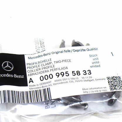 NEW MERCEDES-BENZ E W213 EXHAUST SYSTEM PROFILE CLAMP A0009955833 ORIGINAL