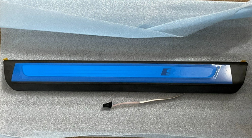 new audi q7 4m front left sill trim strip 4m0947405b original