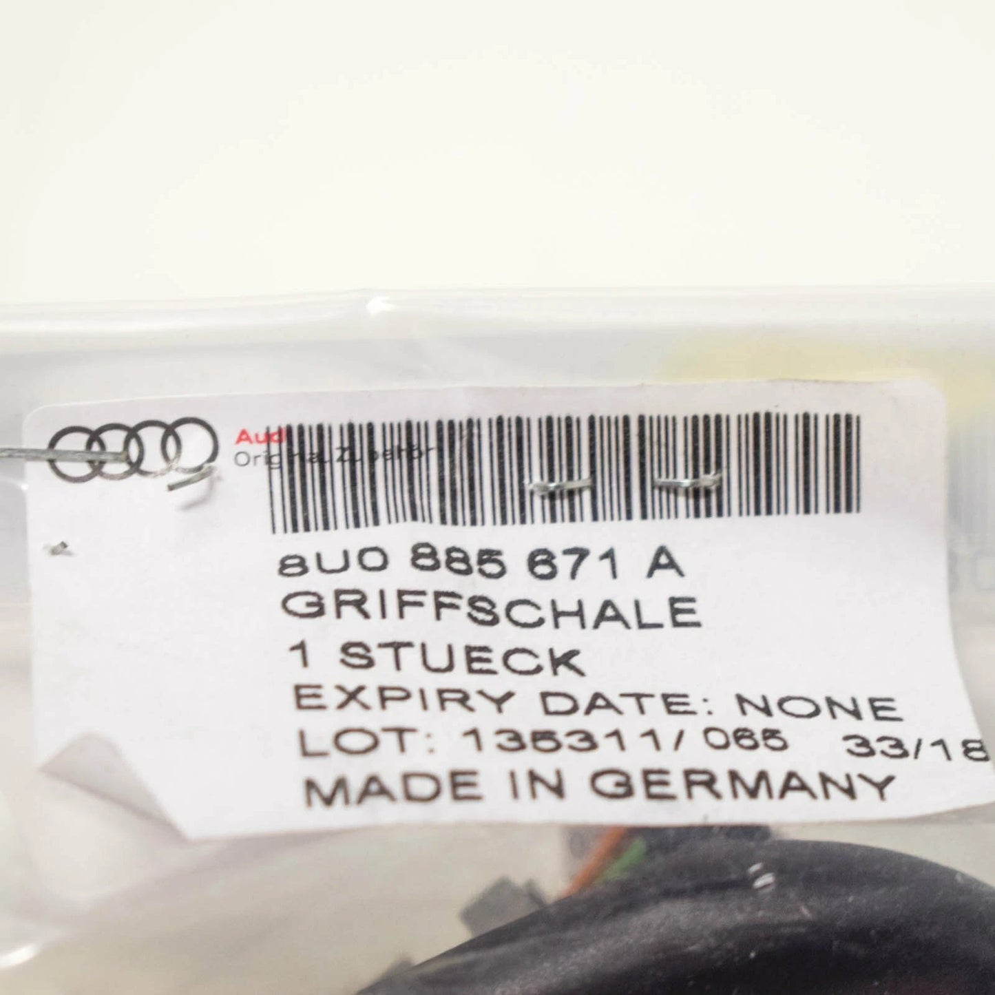 NEW AUDI Q3 RSQ3 HANDLE SHELL LEFT REAR 8U0885671A