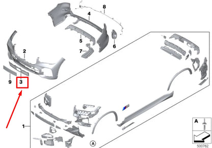 NEW BMW X5 G05 RADIATOR GRILLE 8069211 51118069211 ORIGINAL