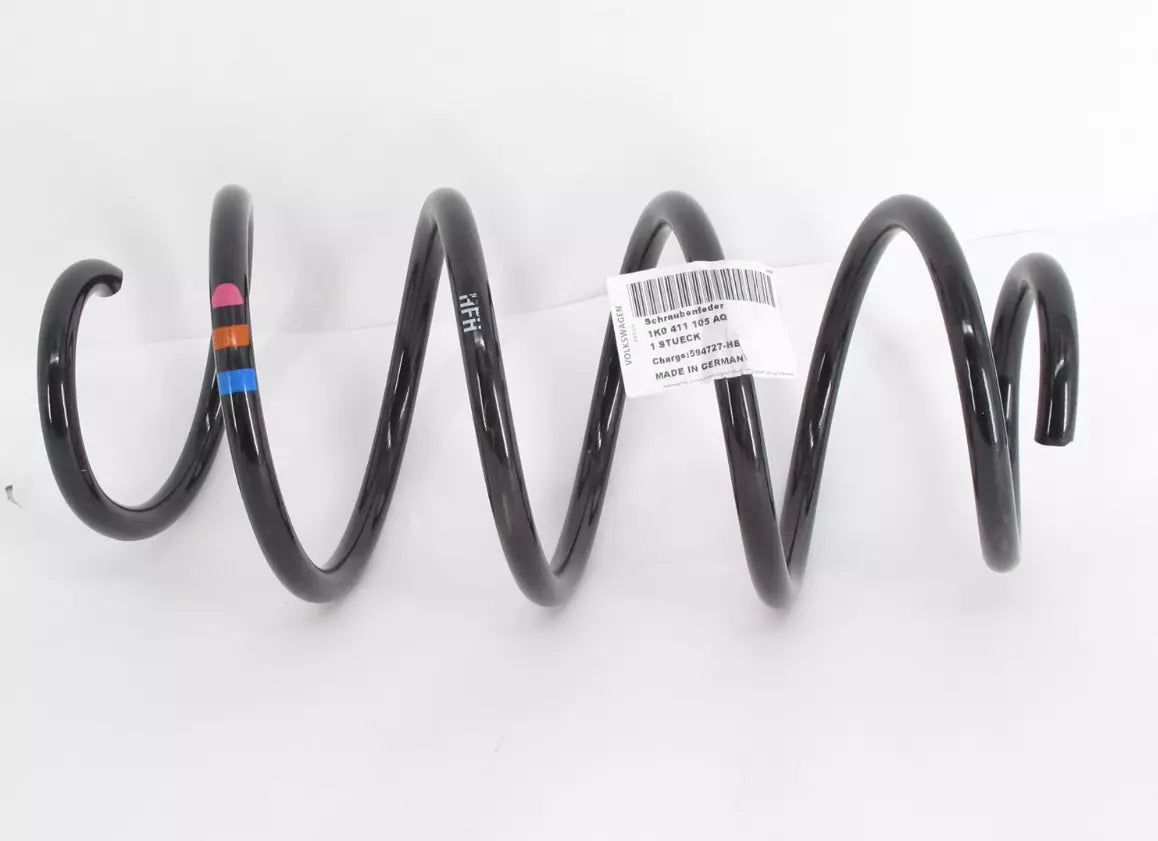 NEW VOLKSWAGEN BEETLE A5 FRONT COIL SPRING 1K0411105AQ ORIGINAL