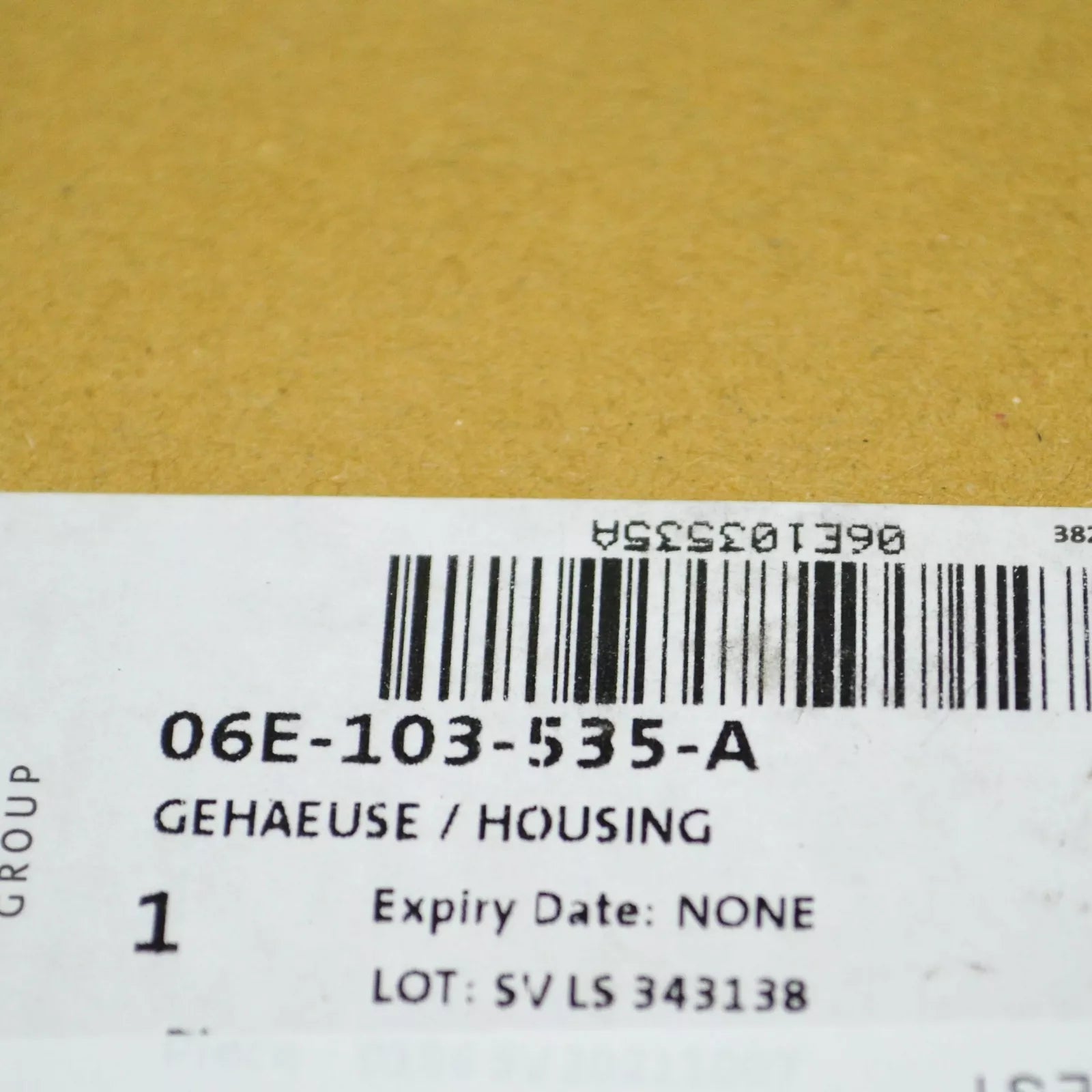 NEW AUDI A4 B8 HIGH PRESSURE FUEL PUMP HOUSING 06E103535A