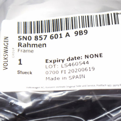 NEW VOLKSWAGEN TIGUAN 5N FRONT LEFT MIRROR FRAME TRIM 5N0857601A9B9 ORIGINAL