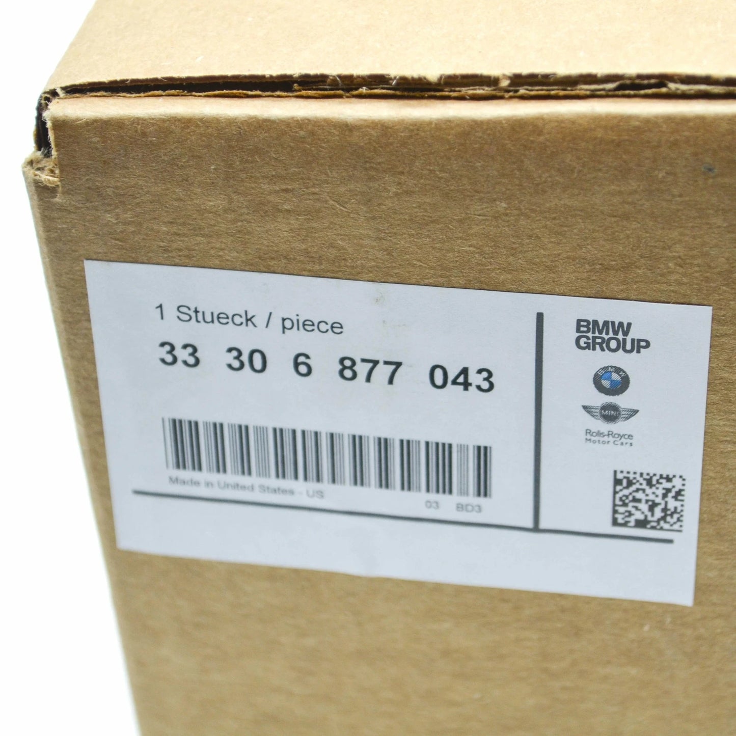 NEW BMW X5 G05 AERO REAR LEFT CONTROL ARM COVER PANEL 33306877043 ORIGINAL