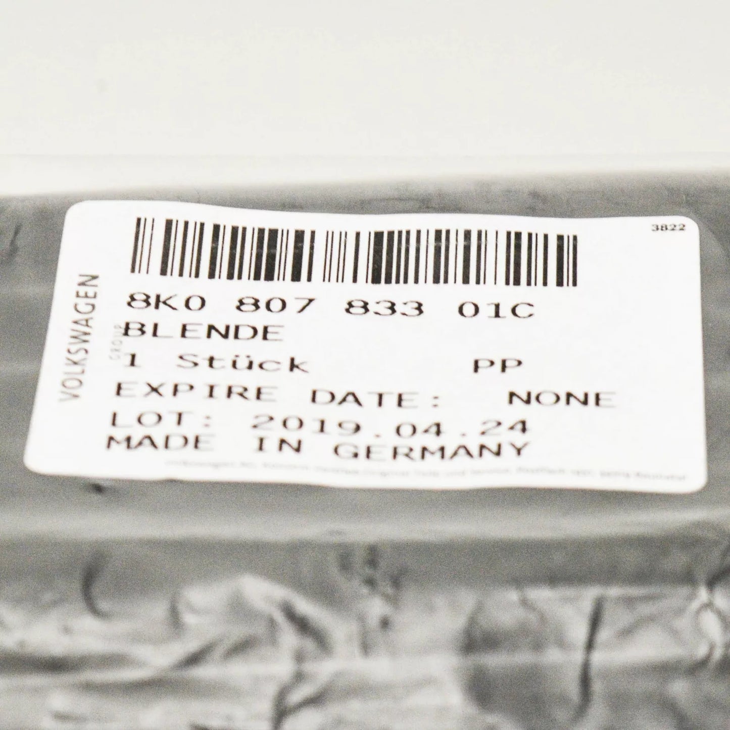 NEW AUDI A4 B8 S-LINE REAR BUMPER DIFFUSER MOLDING 8K080783301C 2011