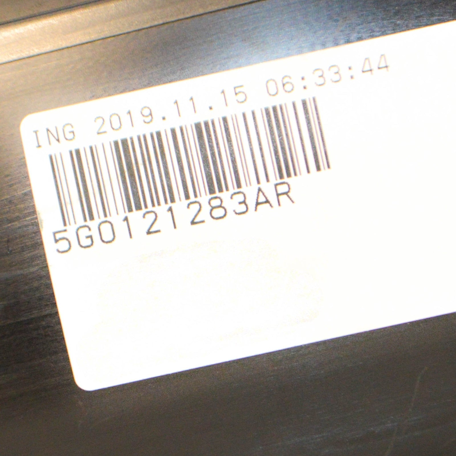 NEW VOLKSWAGEN GOLF MK7 LEFT AIR GUIDE 5G0121283AR ORIGINAL