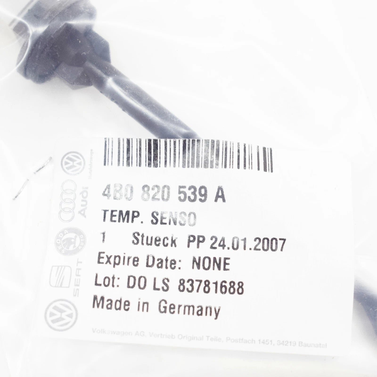 NEW AUDI A6 C7 AIR VENT TEMPERATURE SENSOR 4B0820539A ORIGINAL