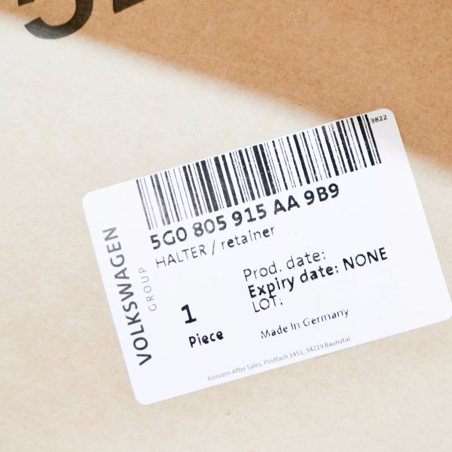 NEW VOLKSWAGEN GOLF MK7 GTD FRONT BUMPER SPOILER 5G0805915AA9B9 ORIGINAL