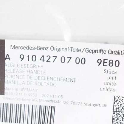 NEW MB SPRINTER 910 PARKING BRAKE RELEASE HANDLE COVER A91042707009E80