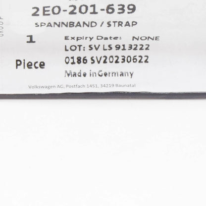 NEW VOLKSWAGEN CRAFTER 2E FUEL TANK TENSIONING STRAP 2E0201639 ORIGINAL