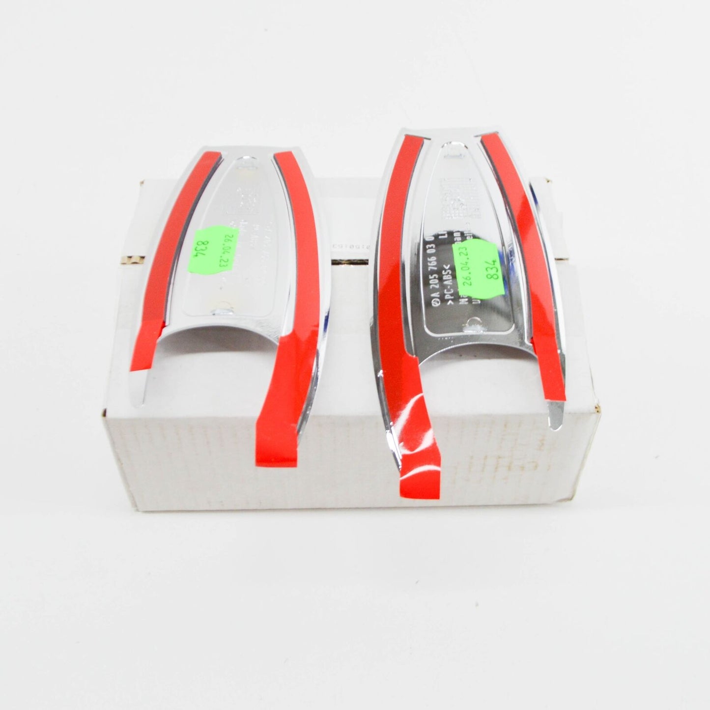 NEW MB C W205 FRONT DOOR CHROME HANDLE RECESS PARTS KIT A2057604200 ORIGINAL