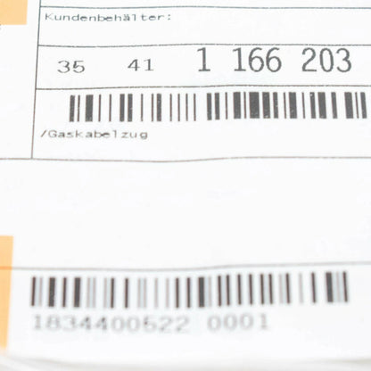 NEW BMW 3 E46 ACCELERATOR BOWDEN CABLE 35411166203 1166203 ORIGINAL