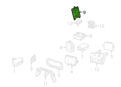 NEW MERCEDES-BENZ GLC X253 INTERIOR COMFORT CONTROL UNIT A2059007243 ORIGINAL
