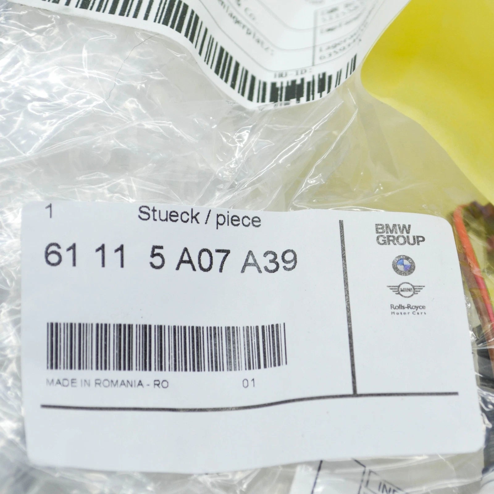 NEW BMW 1 F40 CONNECTING LINE CLUSTER HUD 61115A07A39 ORIGINAL