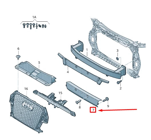 NEW AUDI RSQ3 8U FRONT BUMPER COVER 8U0807217B9B9