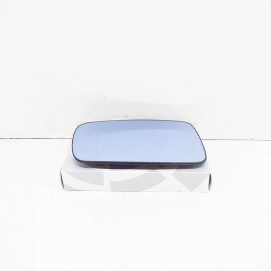 NEW BMW 3 E46 FRONT LEFT DOOR MIRROR GLASS 51168247129 LHD ORIGINAL