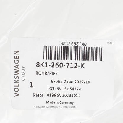 NEW AUDI A4 AVANT B8 A/C REFRIGERANT PIPE LHD 8K1260712K ORIGINAL