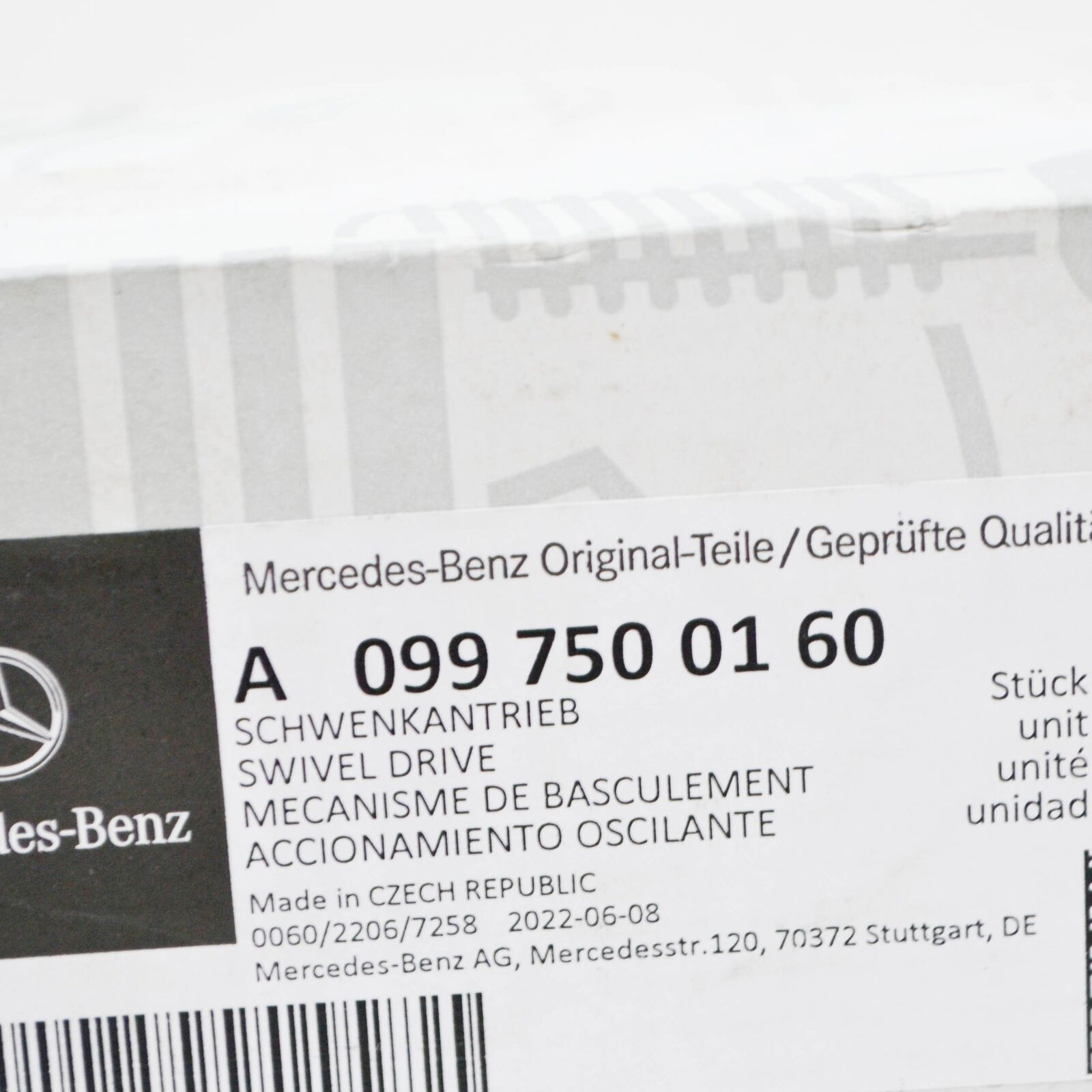 NEW MERCEDES-BENZ C COUPE C205 REAR LID CAMERA SWIVEL DRIVE A0997500160 ORIGINAL