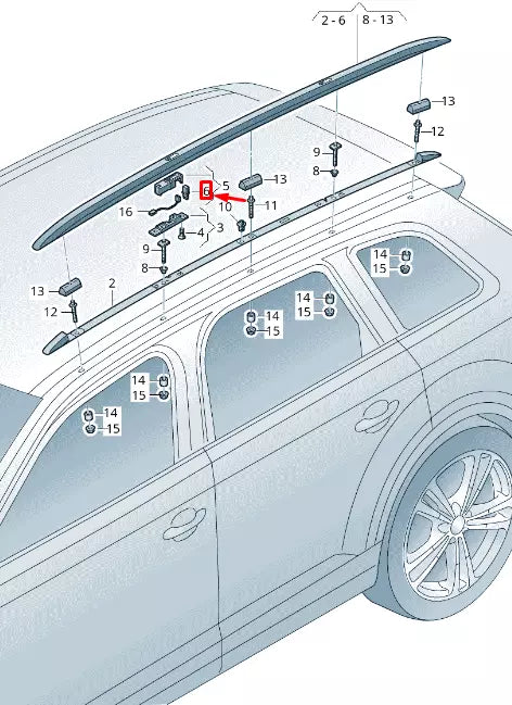 NEW AUDI Q7 4M COMBI SENSOR ACCELERATION AND YAW RATE 4M0907637A