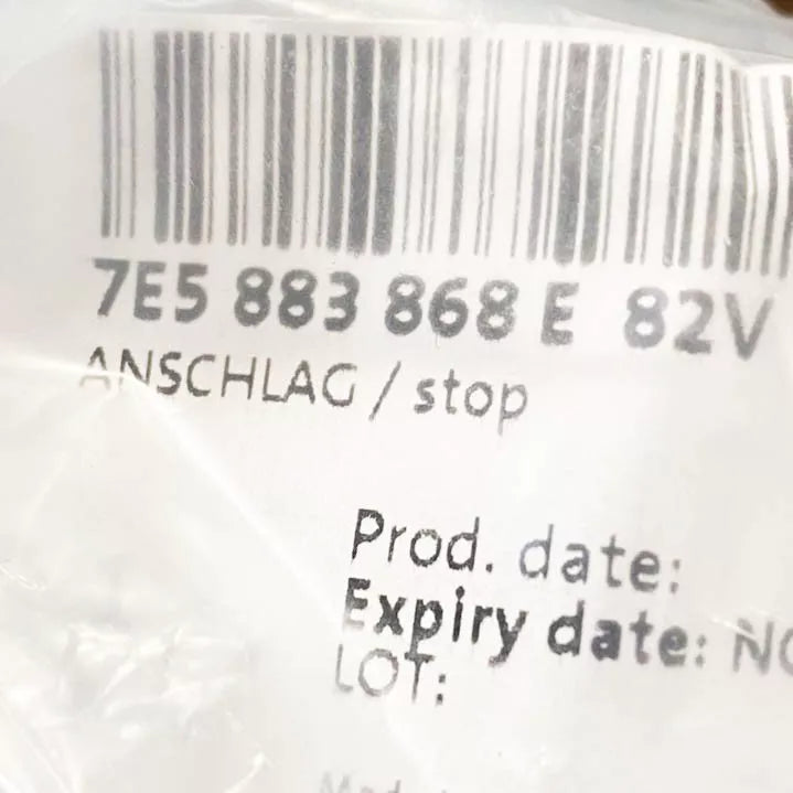 NEW VW TRANSPORTER T6 FRONT CENTER SEAT GUIDE RAIL STOP 7E5883868E82V ORIGINAL