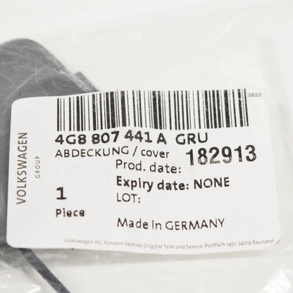 NEW AUDI A7 SPORTBACK 4G8 REAR BUMPER TOW HOOK EYE CAP 4G8807441AGRU ORIGINAL