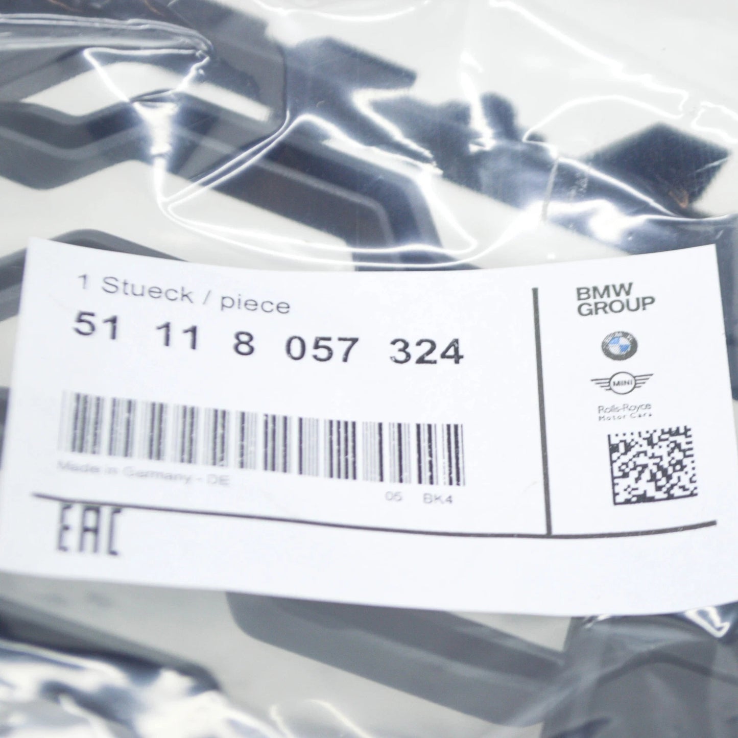 NEW BMW 3 GRAN TURISMO F34 M FRONT RIGHT BUMPER GRILLE 51118057324 ORIGINAL