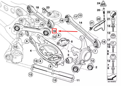 NEW BMW 3 E90 REAR LEFT CONTROL ARM 33322406289 2406289 ORIGINAL