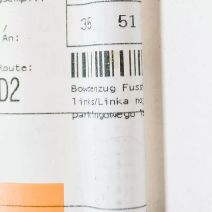 NEW BMW 7 E38 LEFT PARKING BRAKE CABLE 35511161473 1161473 ORIGINAL