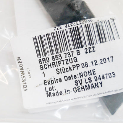 NEW AUDI Q5 8R SQ5 FRONT GRILLE BADGE 8R0853737B2ZZ ORIGINAL