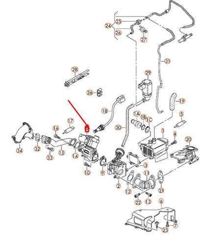 NEW AUDI Q7 4L EXHAUST RECIRCULATION VALVE 059131501H ORIGINAL