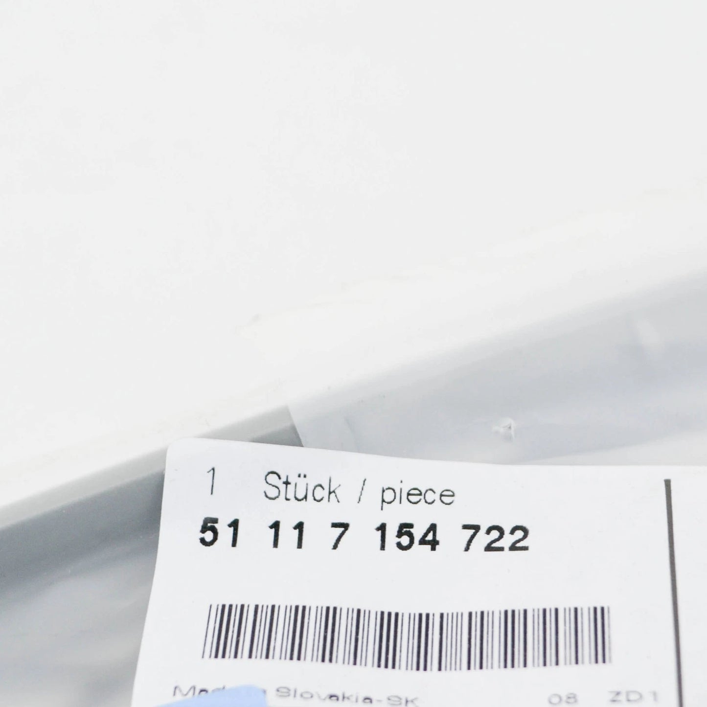 NEW BMW 3 E92 FRONT BUMPER RIGHT LOWER GRILLE 51117154722 7154722 2010 ORIGINAL