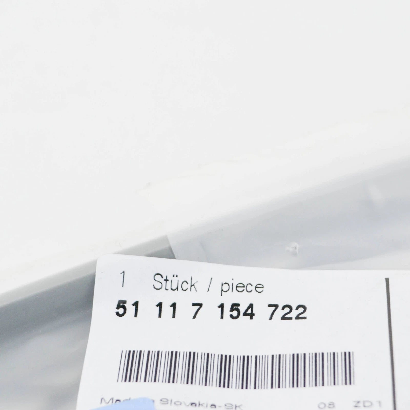 NEW BMW 3 E92 FRONT BUMPER RIGHT LOWER GRILLE 51117154722 7154722 2010 ORIGINAL