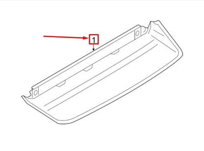 NEW AUDI A4 B9 REAR CENTER HIGH MOUNT STOP LIGHT 8W5945097 ORIGINAL