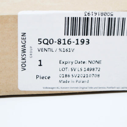 NEW VOLKSWAGEN TIGUAN 5N MK2 A/C COMPRESSOR REGULATING VALVE 5Q0816193