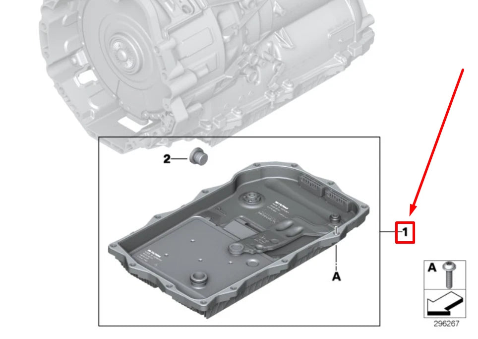 NEW BMW 5 F10 GEARBOX OIL PAN 8632188 24118632188 ORIGINAL
