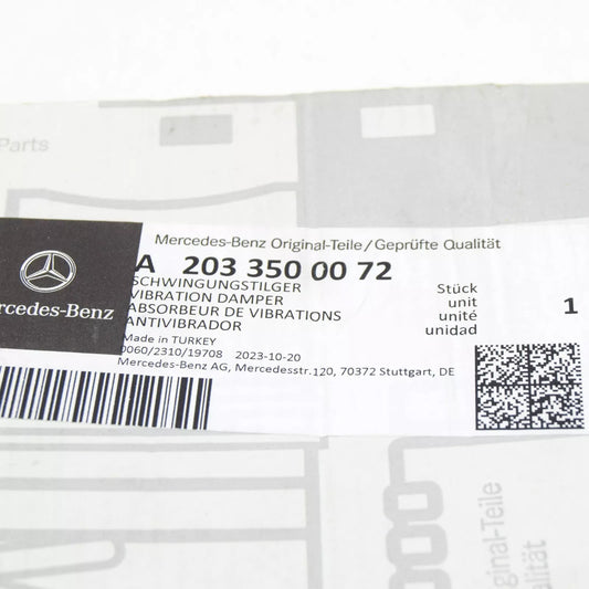 NEW MERCEDES-BENZ C W203 REAR SUBFRAME VIBRATION ABSORBER A2033500072 ORIGINAL