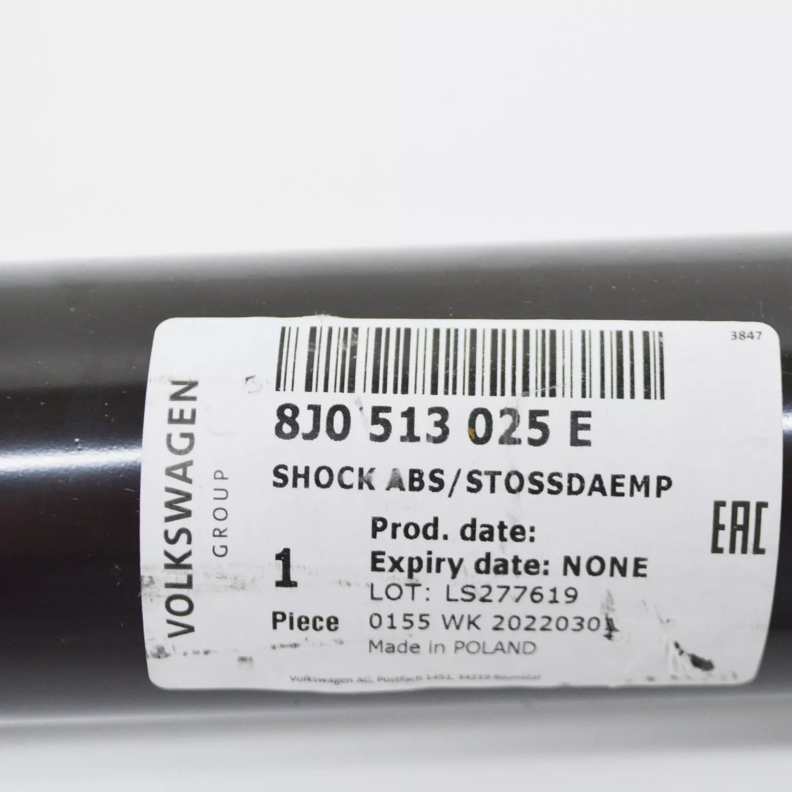 NEW AUDI TTS 8J MK2 REAR SHOCK ABSORBER 8J0513025E ORIGINAL