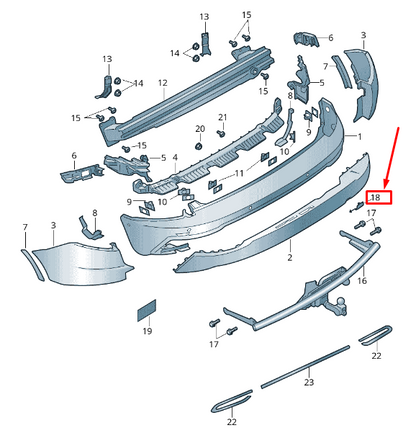 new skoda karoq nu rear bumper towing eye cover 57a807441a9b9 original