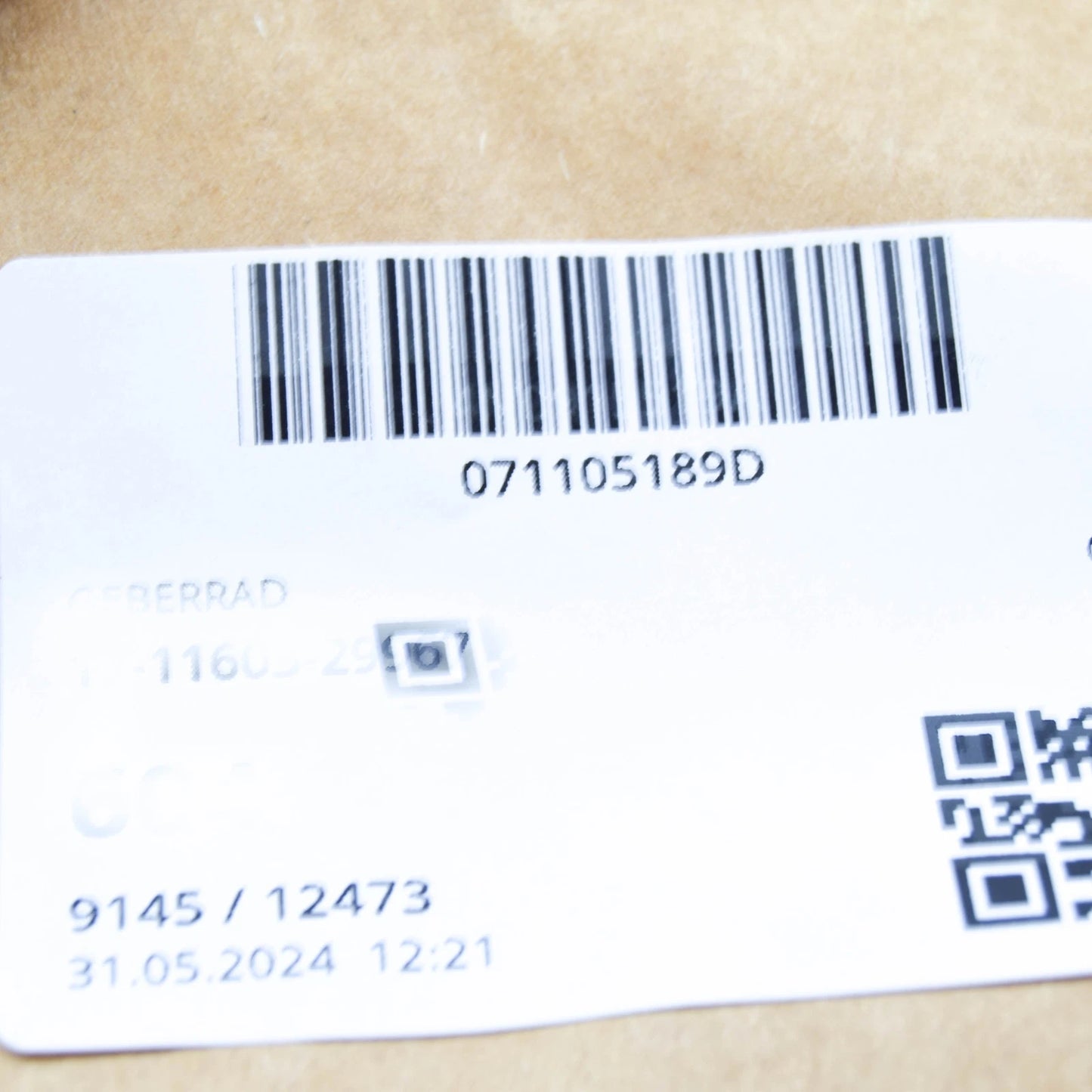 NEW AUDI A3 8P CRANKSHAFT IMPULSE ROTOR 071105189D ORIGINAL