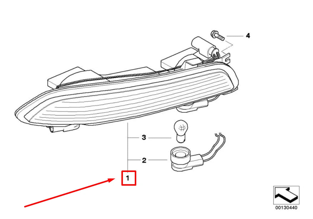 NEW BMW 6 CABRIO E64 REAR LEFT TAILLIGHT 63217841121 7841121 ORIGINAL
