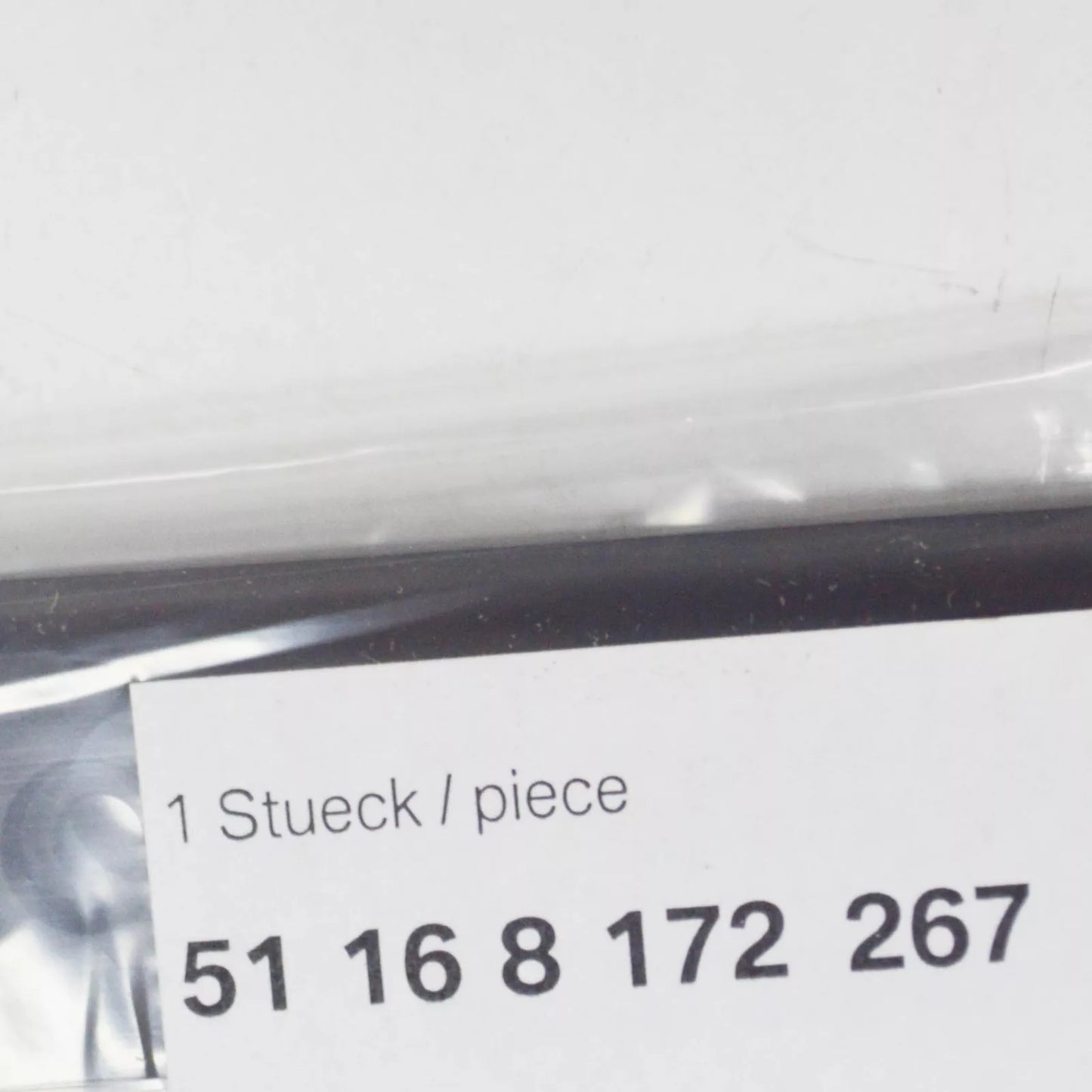 NEW BMW 7 E38 GLOVE BOX LOCK PANEL 51168172267 ORIGINAL