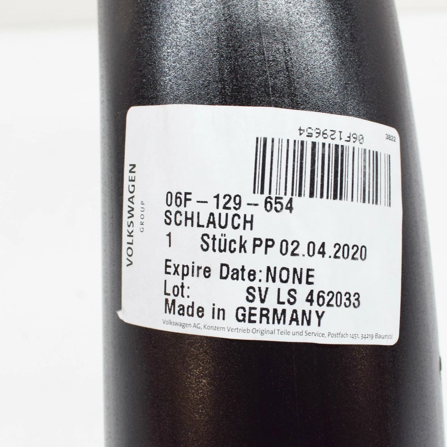 NEW AUDI A1 MK1 ENGINE AIR INTAKE HOSE 06F129654