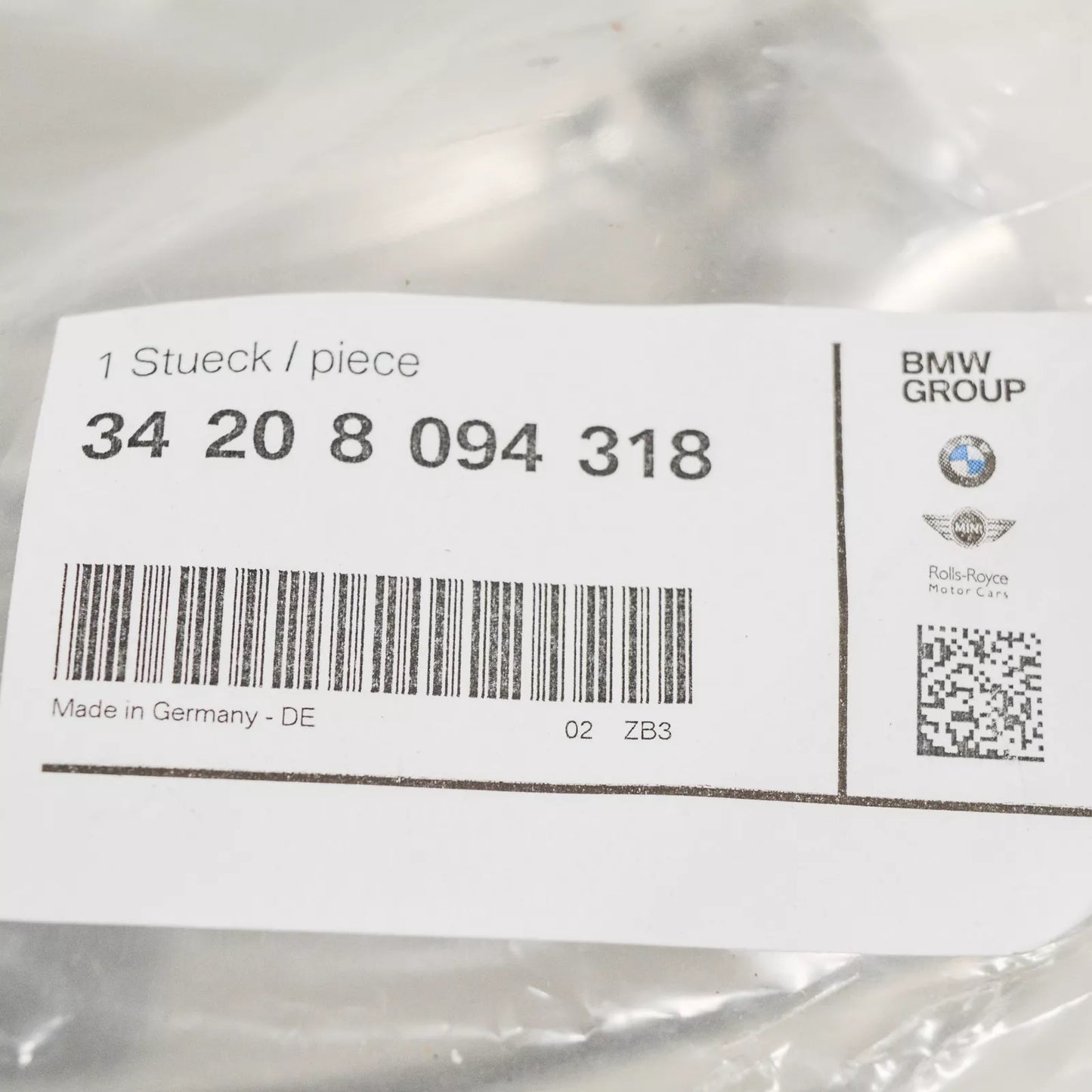 NEW BMW M2 COUPE F87 REAR RIGHT BRAKE PROTECTION PLATE 34208094318 ORIGINAL