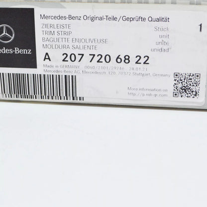 NEW MERCEDES-BENZ E COUPE C207 FRONT RIGHT DOOR MOULDING A2077206822 ORIGINAL