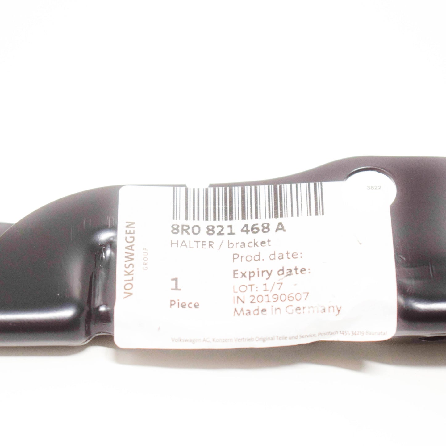 NEW AUDI Q5 8R FRONT RIGHT FENDER BRACKET 8R0821468A 2013 ORIGINAL