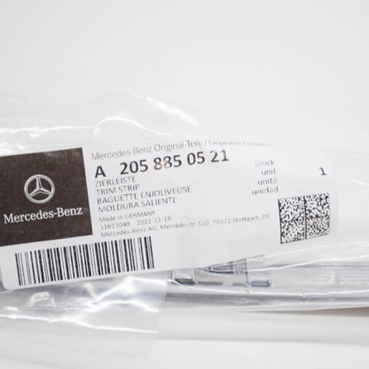 NEW MERCEDES-BENZ C W205 REAR LEFT BUMPER MOLDING A2058850521 ORIGINAL