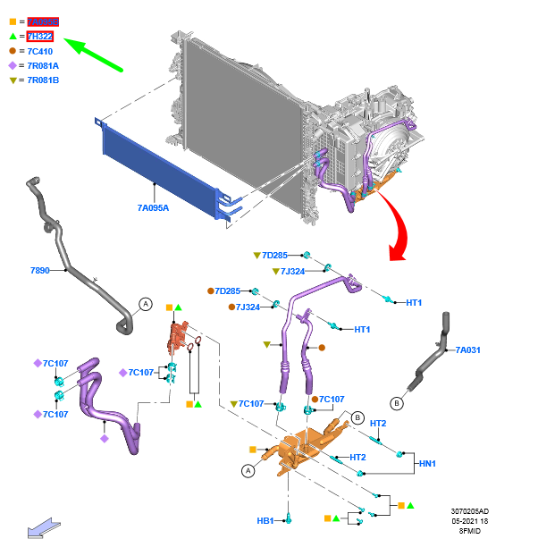 new ford kuga mk3 transmission valve service kit 2311937 ktjx6p-7h322-aa