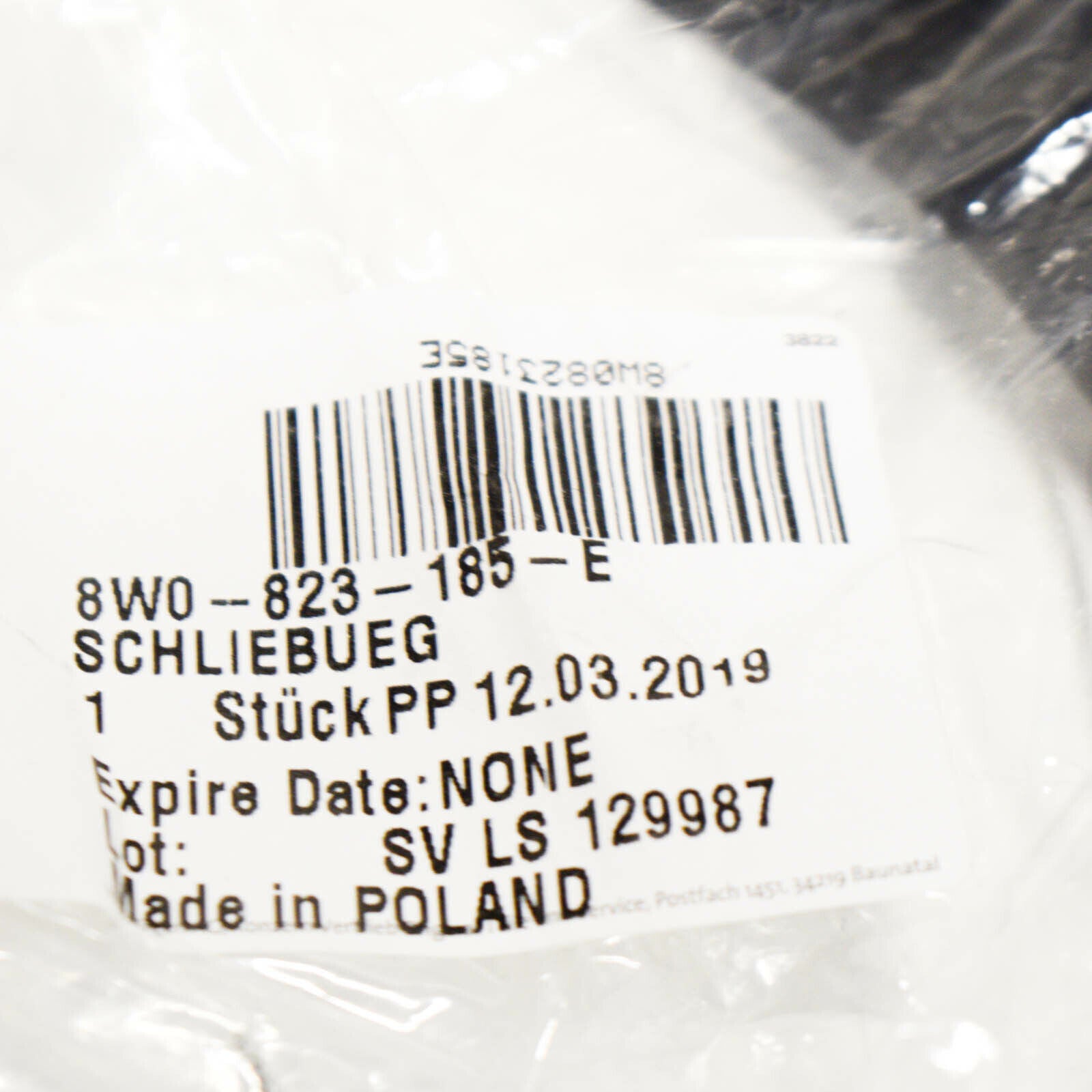 NEW AUDI A4 B9 LEFT FRONT BONNET HOOD LOCK 8W0823185E ORIGINAL