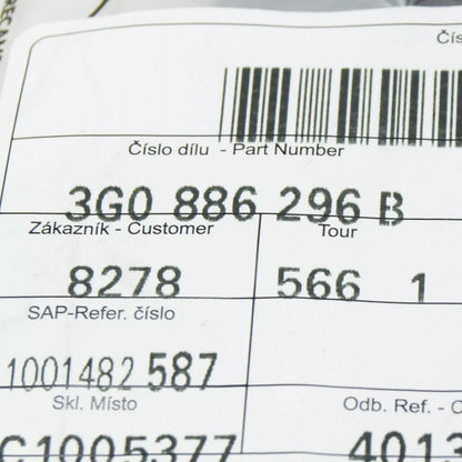 NEW SKODA SUPERB MK3 REAR SEAT BACKREST RIGHT CAP 3G0886296B ORIGINAL