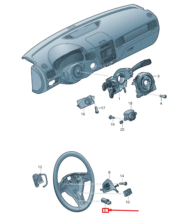 NEW VW TOUAREG 7P MK2 STEER. WHEEL VIBRAT. MOTOR 7P6959111A ORIGINAL